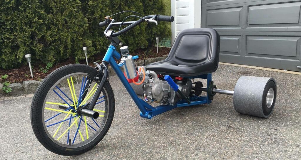 Custom 125cc Drift Trike in Norway 1