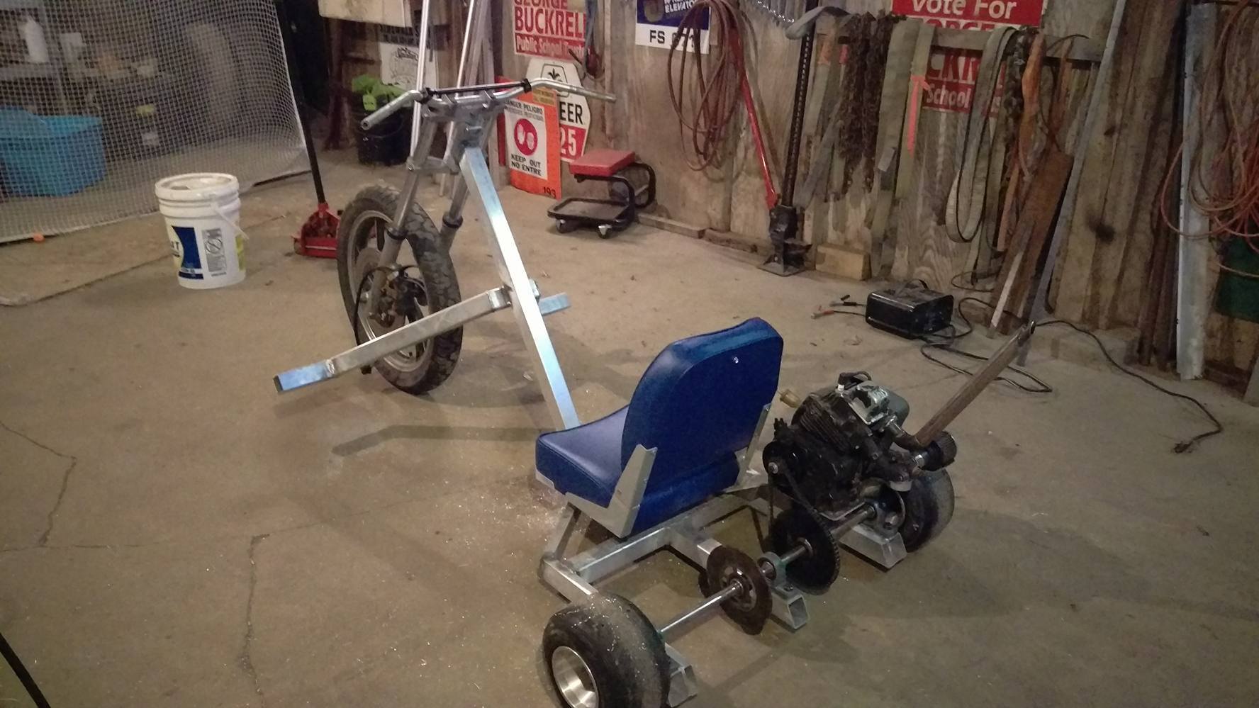 Custom Aluminum Drift Trike Project 1