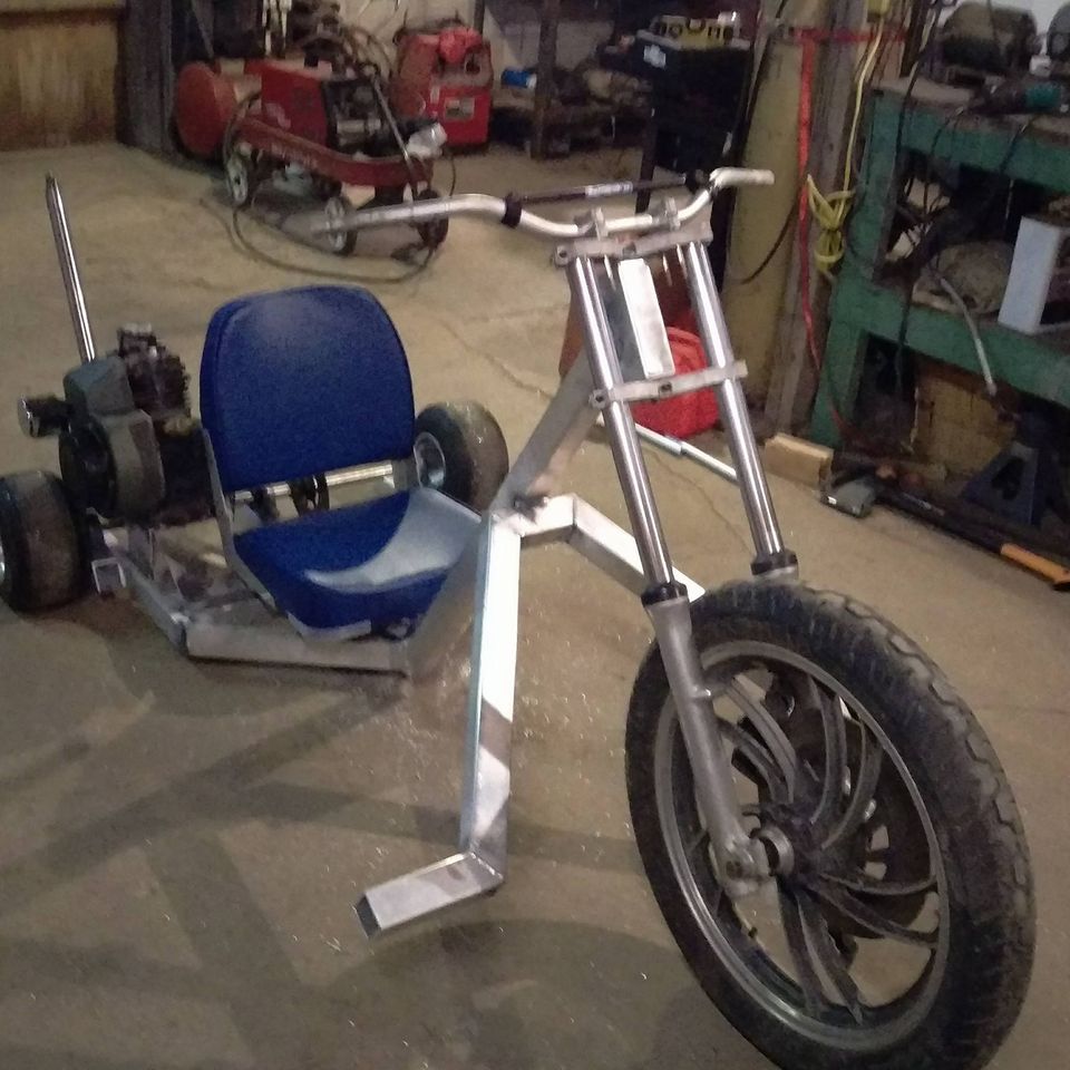 Custom Aluminum Drift Trike Project 4